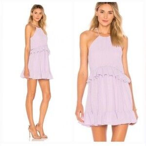 NWT Lovers + Friends Banks Mini Dress in Pastel Lilac Size XS